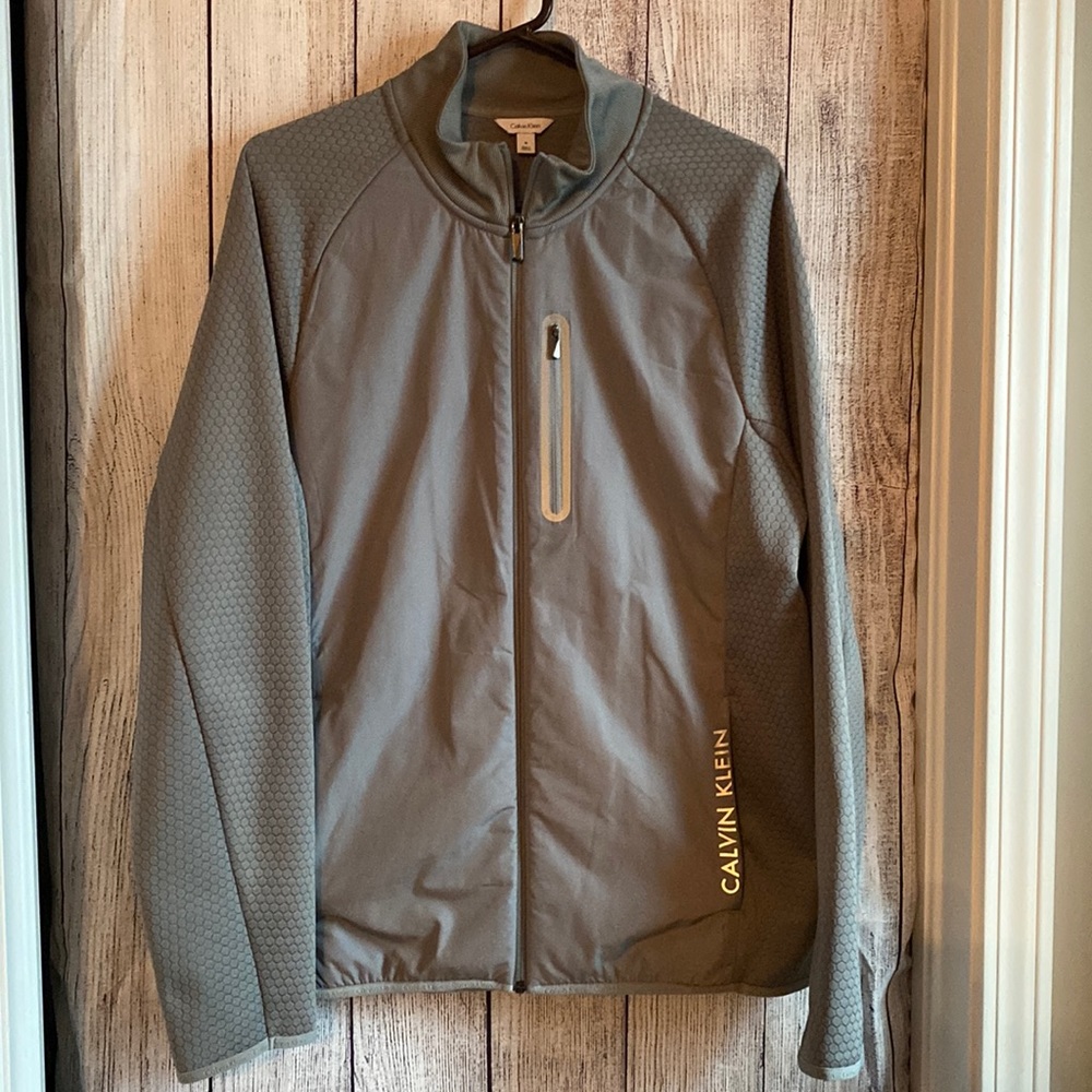 Calvin Klein, Mens Medium, Grey Coat